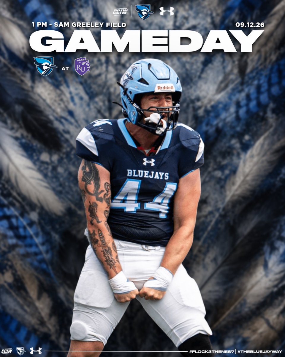 ElmhurstU_FB's tweet photo. 🆚Rockford University
📍Rockford, IL | Sam Greeley Field
🕐1:00PM

#THEBLUEJAYWAY | #FlyJaysFly

LIVE STREAM: https://t.co/xcMnZfuAbB
LIVE STATS: https://t.co/3rReVW9RBP https://t.co/Bcj6lzbuOn