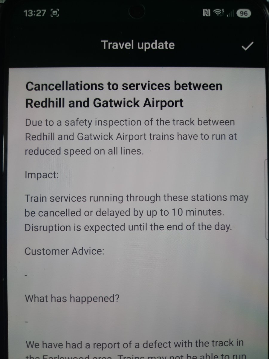 PeterCa97874347's tweet photo. @GWRHelp Another day, another load of cancellations between Reading and Gatwick. https://t.co/4zVdoRwFij