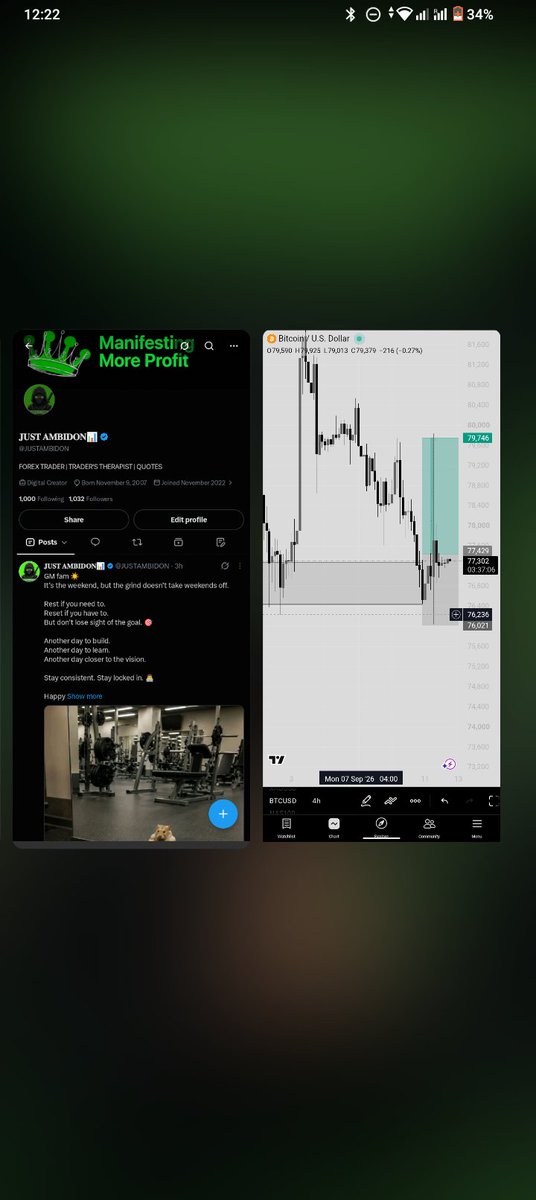 JUSTAMBIDON's tweet photo. A nice trade that almost took my life 😩😂 $BTCUSD https://t.co/4Ja1Lw8fXR