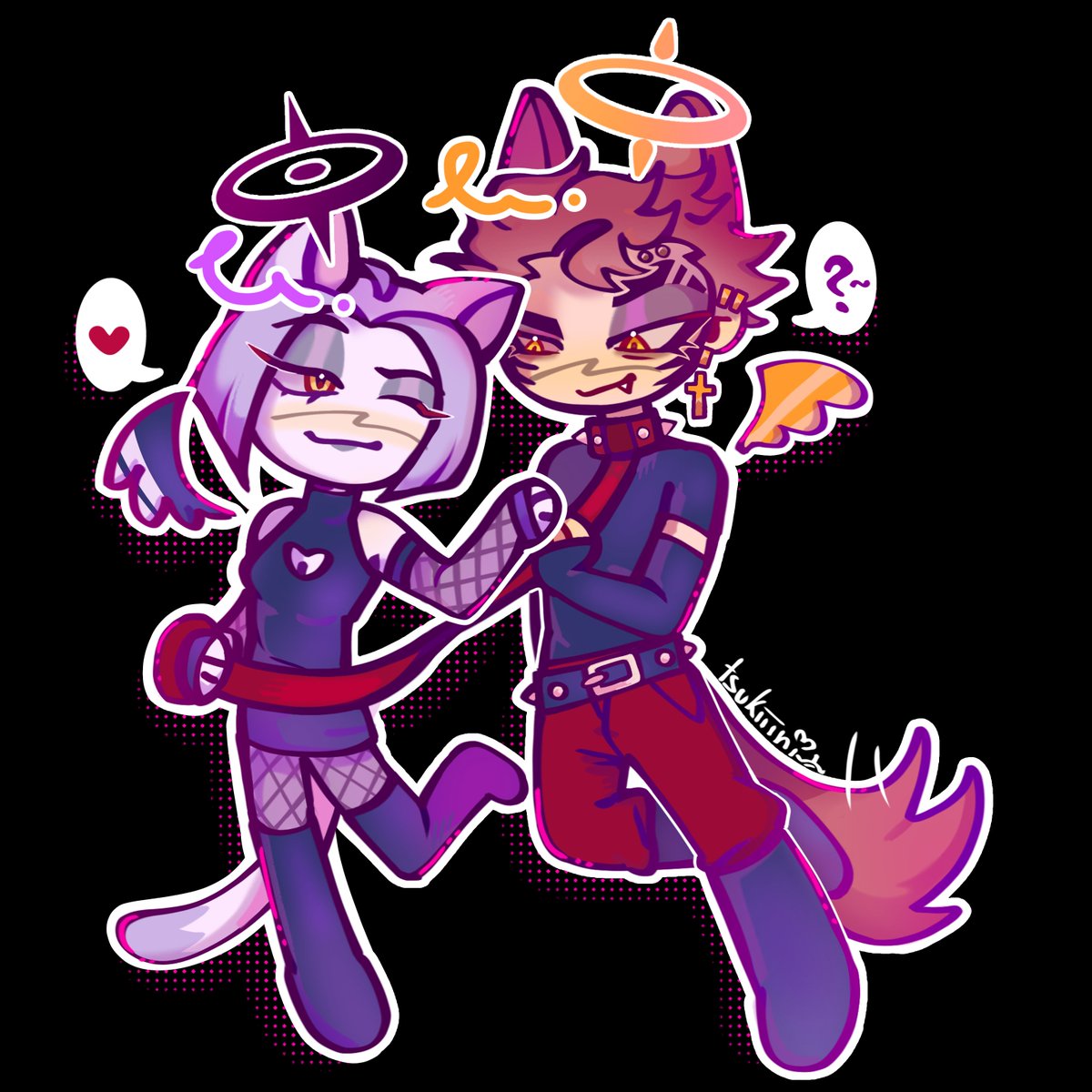 tsukiiini's tweet photo. nasty dog 🐶🩷

#HazbinHotel #HazbinhotelLute #HazbinHotelAdam #Guitarspear https://t.co/d7TlnzRDsl