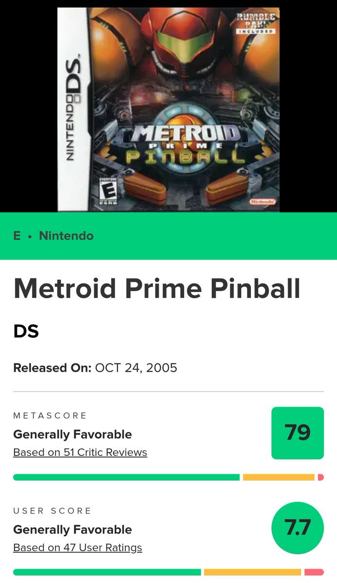 yoavdontmiss's tweet photo. Metroid prime pinball mogs again https://t.co/mJeTjBxyek