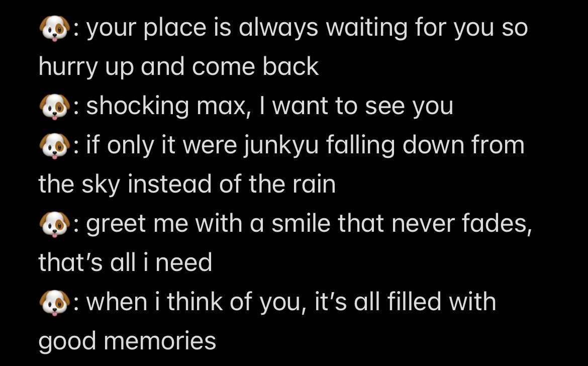 geeromy_'s tweet photo. some of the words jihoon said to junkyu 🥹

you can feel how genuine every word is, especially when he talks about him. you can feel how much he means it 🫳🏻 https://t.co/fownd8Z4OJ