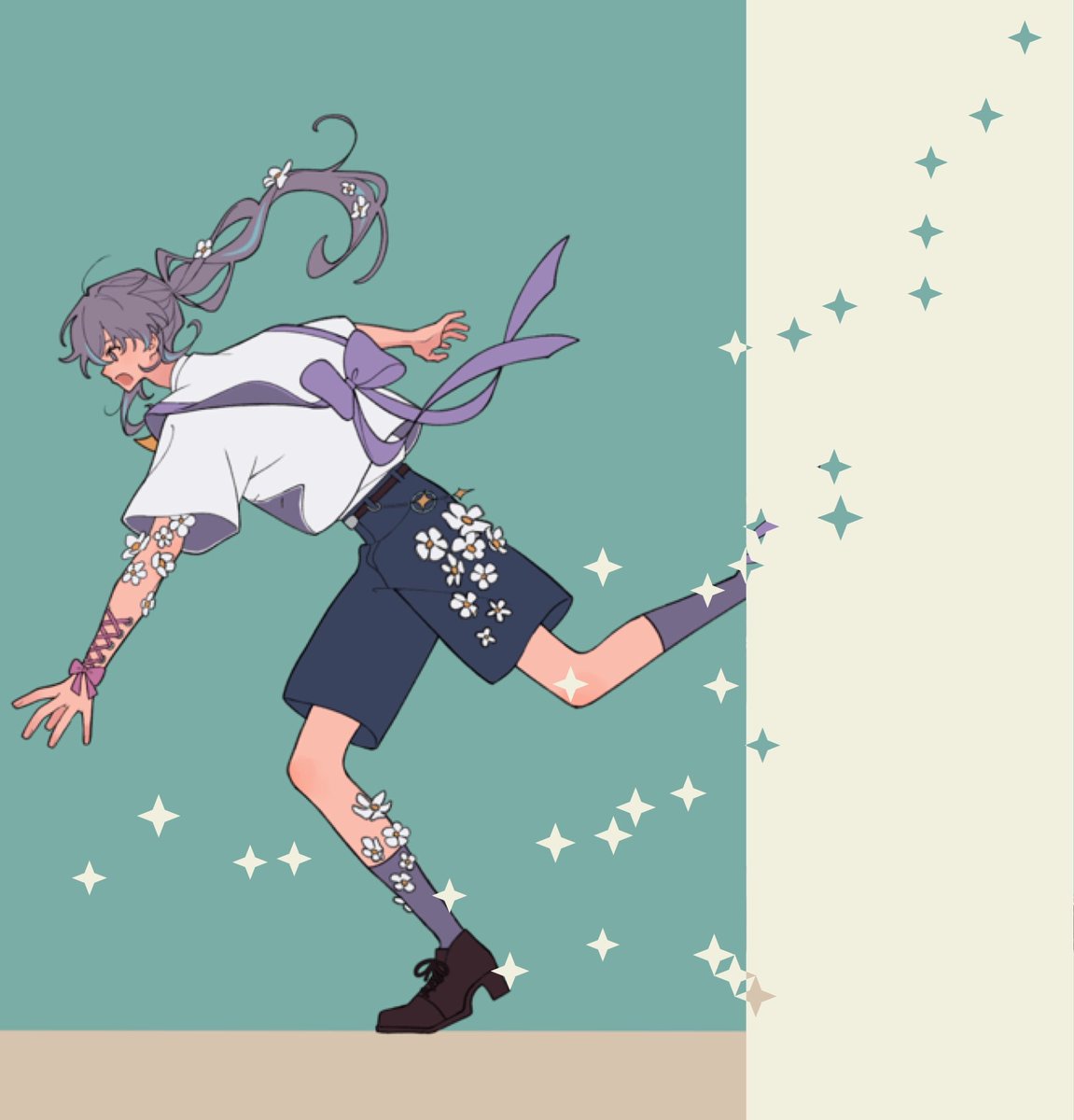 ふむふむ」|なえのイラスト