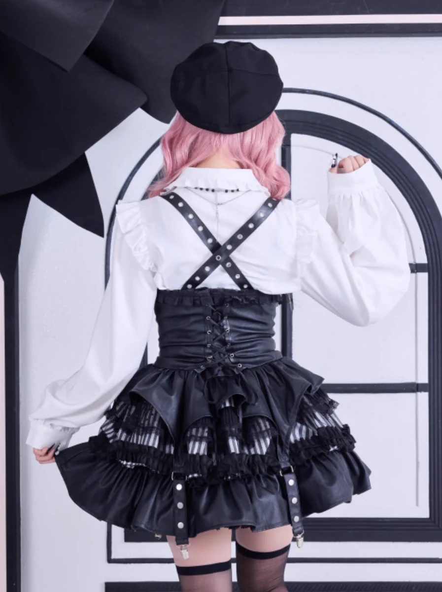 IMVAL Lace Frill Leather Dress スカート QOOZA【クーザ】 on X: 