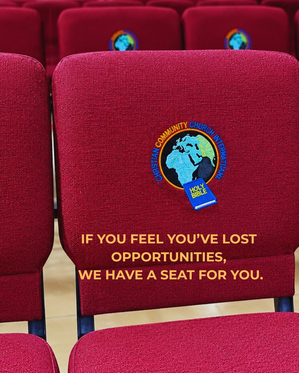 CCCILagos's tweet photo. Sundays at #CCCILagos
Whatever your life looks like these days, there is a seat for you here.
Best part, there is a Word for you; Restoring Lost Years (Joel 2:25 KJV)
Join us tomorrow:
🕰️: 9am & 11:30am
⛪34 Benson Street off Akerele, Surulere, Lagos.
#Sundayservice https://t.co/wZzf3deDU0