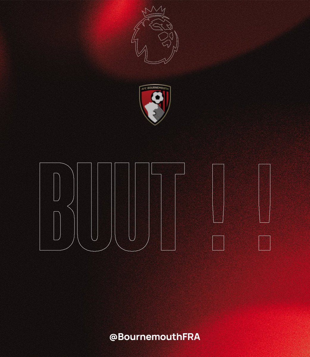 BournemouthFRA's tweet photo. ⚽ BUT POUR BOURNEMOUTH !

38 ' - Kluivert J.,  Bournemouth  égalise ⭐️ !

🍒Bournemouth 1 - 1 Brentford 🐝

#afcb #BOUBRE https://t.co/GGQJxNczEA