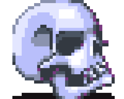 LJT0M4's tweet photo. Skull 💀
#pixelartㅤㅤ #ドット絵 https://t.co/6plOrtPGz6