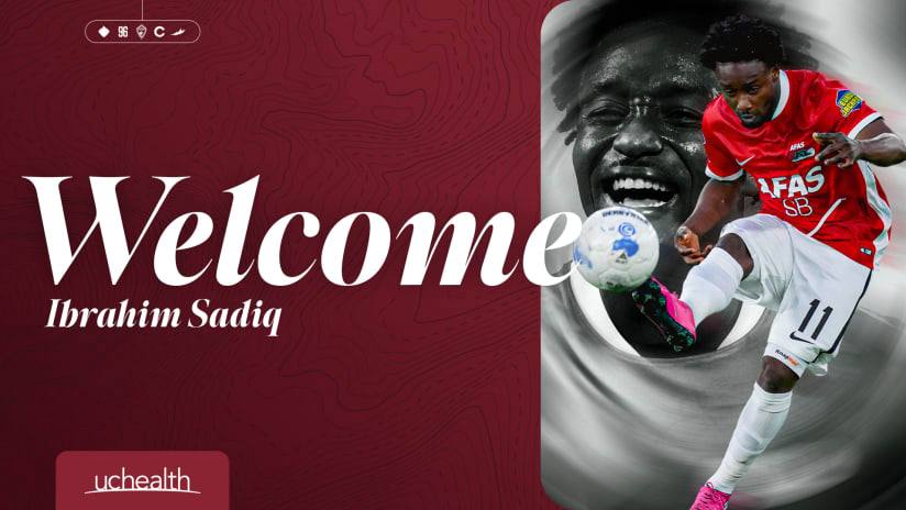t247mls's tweet photo. OFFICIAL: Colorado Rapids have signed winger Ibrahim Sadiq (26) from AZ Alkmaar for €1.00m on a contract until June 2028.

#Rapids96 #MLS #Transfers https://t.co/V1fpfwyr60