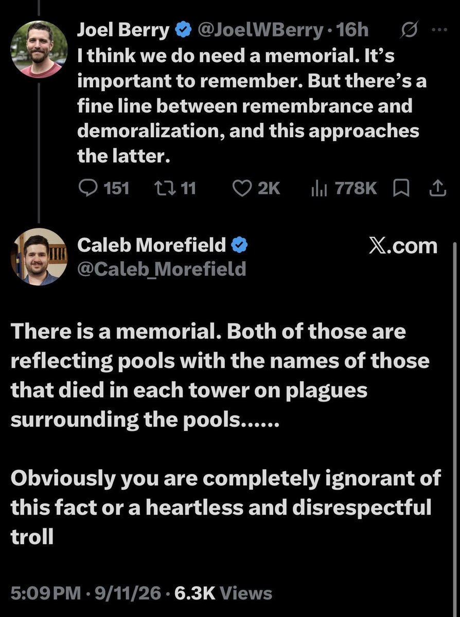 LABC222's tweet photo. Caleb just summed Joel up in a sentence.
Although my only disagreement would be that you don’t have to pick one or the other.
Joel is both completely ignorant and a heartless troll. Yet thousands of “Christians” use their “discernment” to follow Joel. #ReasonsToDeconstruct https://t.co/MdHFFv8n9q