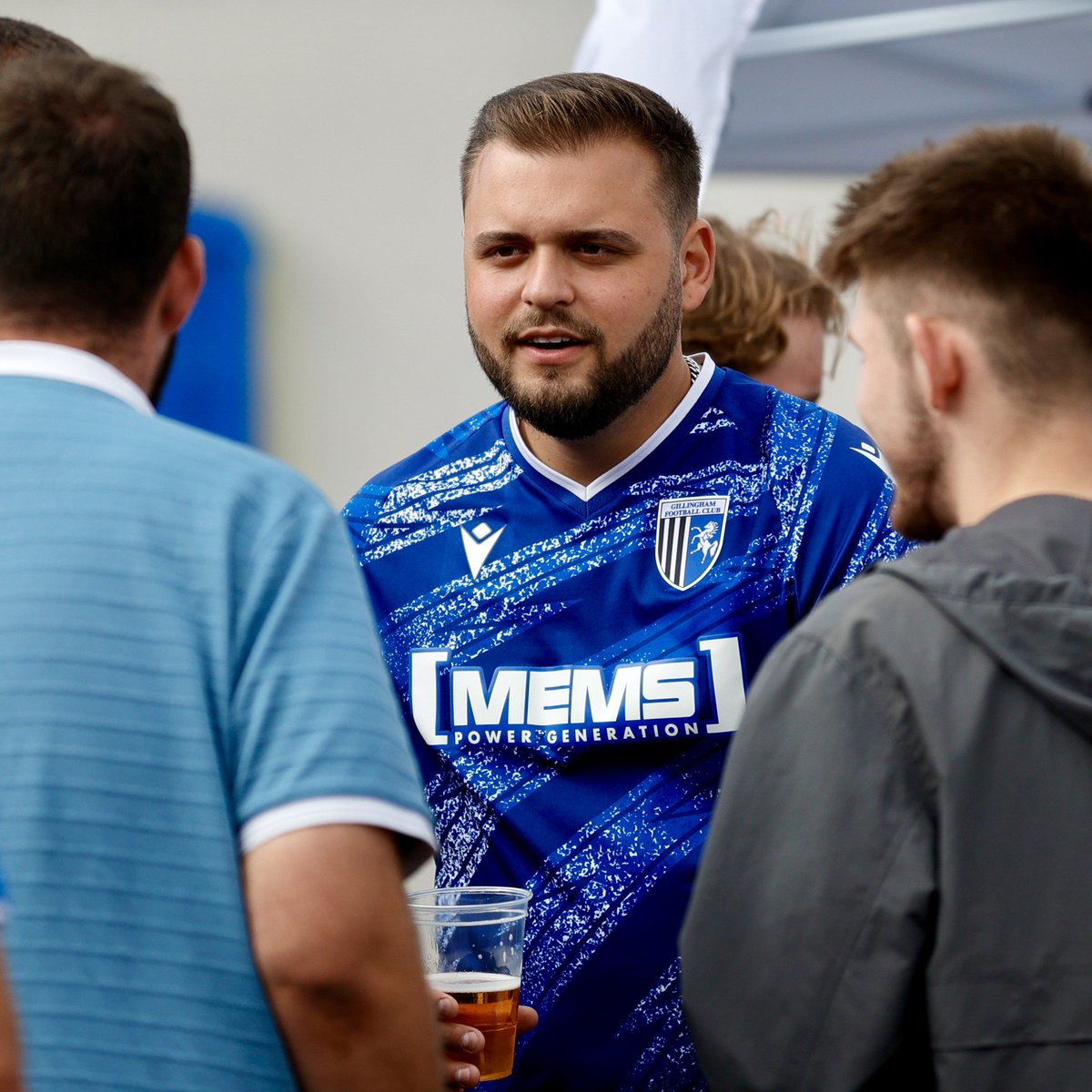 TheGillsFC's tweet photo. Our Fan Zone is OPEN! 🙌💙🍻

#Gills https://t.co/GsWalrJbcv