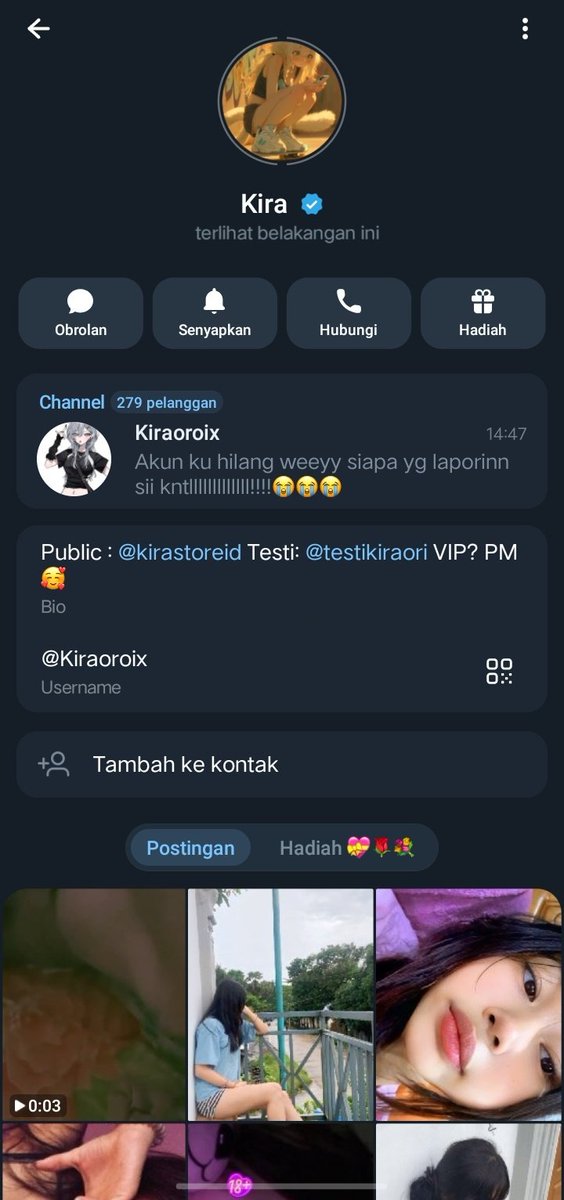 Hanifahl____'s tweet photo. FAKER @kiraoroix AWAS KENA SCAM https://t.co/FvJNCDuBUZ