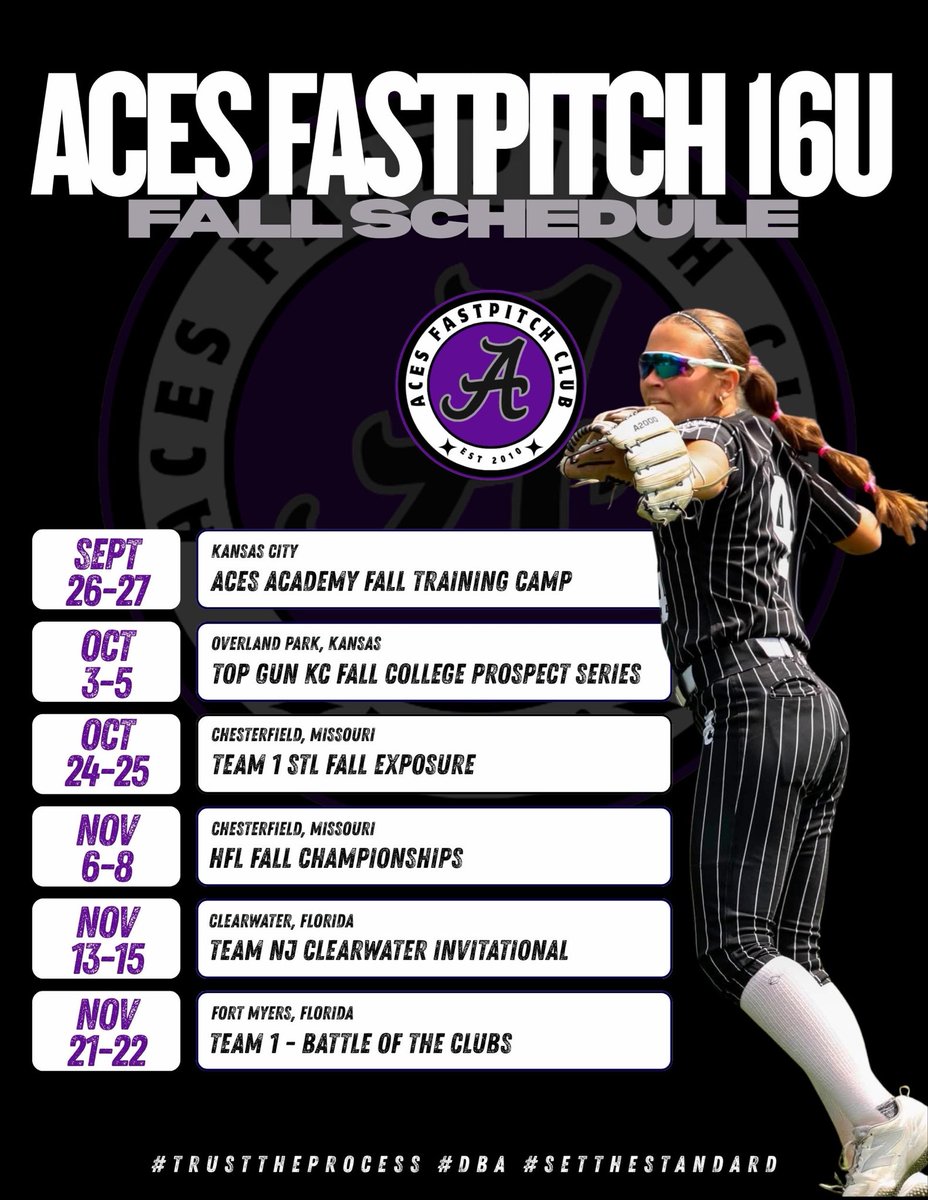 lilkep11's tweet photo. Fall schedule drop 👇

Hope to see you there! 💜
@LineDsoftball @Aces_SoftballKC @ExtraInningSB @softballamerica @HFLfastpitch @STayTaylor18 https://t.co/kXBKuHHPV9