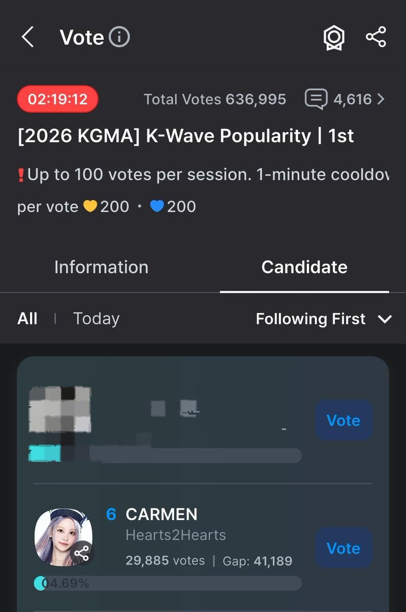 Yeon_Seo11's tweet photo. IT'S OKAY GUYS, LET'S VOTE CARMEN HERE!!!! Carmen need us!!

#CARMEN #carmen #voteCarmen #BoomCarmen https://t.co/oGWf2Yotb9