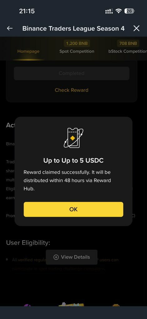 Updateclasaply's tweet photo. Free $5 update on binance💰

Video guide👇👇👇

Act fast and good luck https://t.co/yusum8VIS3
