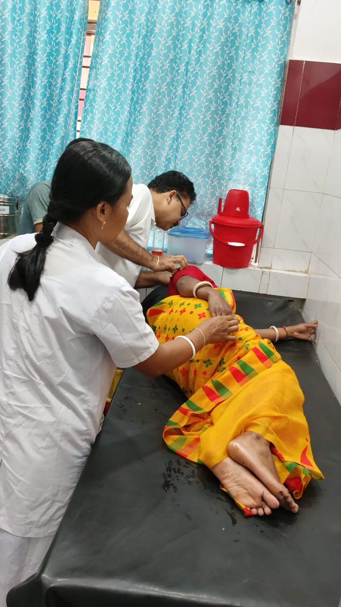 ManashC36115378's tweet photo. Dr. J. M. Das, CMO, South Tripura, visited the vertical extension work at Baikhora PHC and reviewed the implementation of IHMIS at the PHC. https://t.co/vEK3I4WaB2