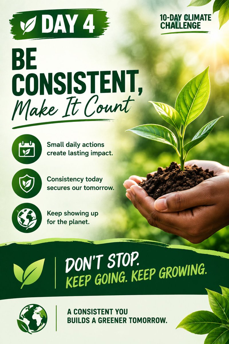 SADEEQJBM's tweet photo. #10-DayChallenge
#10-DayClimate
#IgniteTheChange
#SaveThePlanet
#ProtectTheGeneration https://t.co/59FrSycGxf