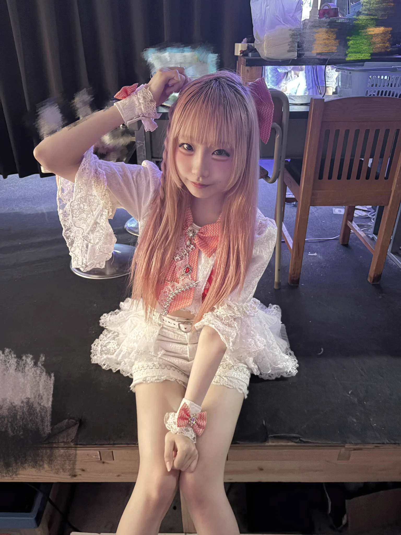 MeseMoa. めせもあ。 チェキ ハピカ とみたけ 薄桃 13枚 送料無料 と
