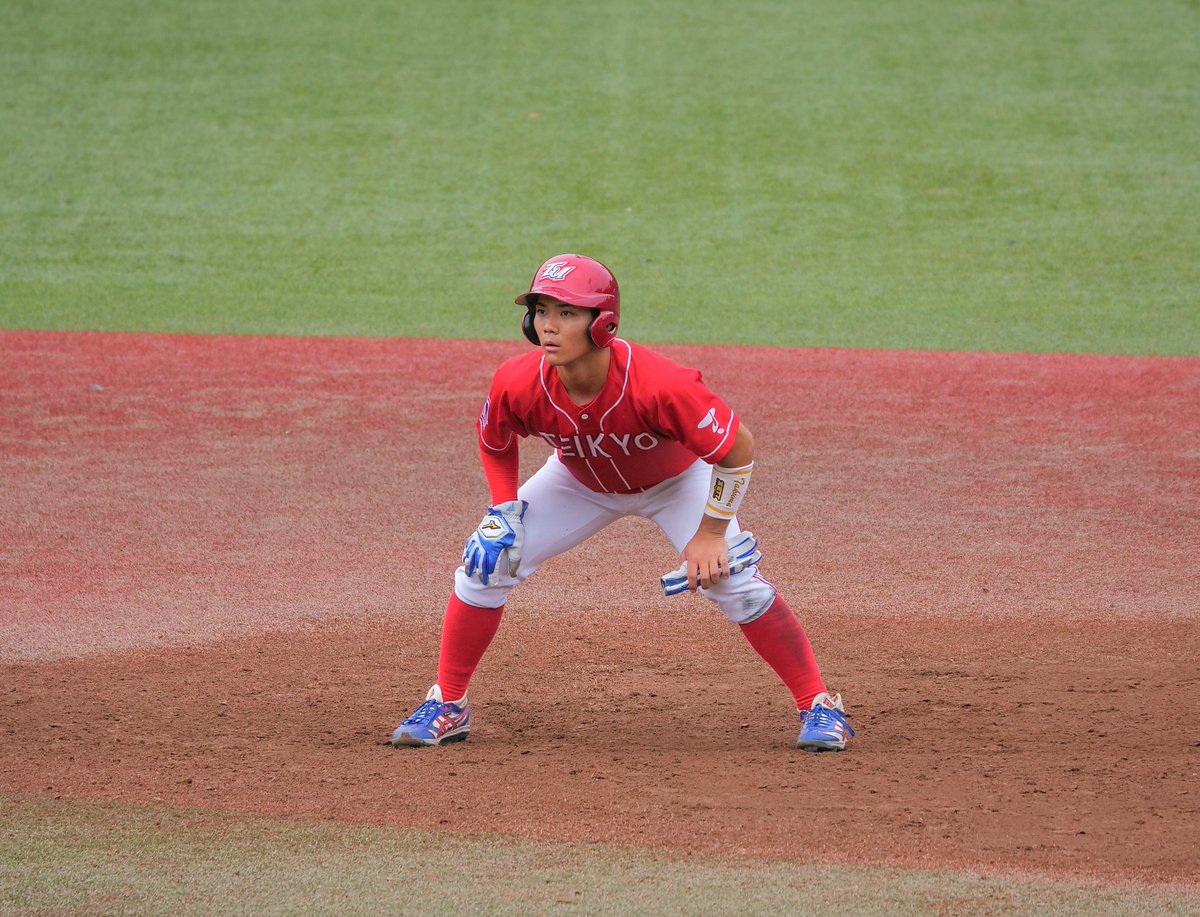 tovar_base's tweet photo. 帝京大学
＃仲谷成真 (享栄①)

1年生ながらショートのスタメン出場を勝ち取り、忍者のような好守備を連発。
打撃でも第2打席にヒットを放つなど見どころ満載でした。
なお、名前の読みは「なかや なりまさ」なのでお間違えなく。 https://t.co/A1K0NRHviI