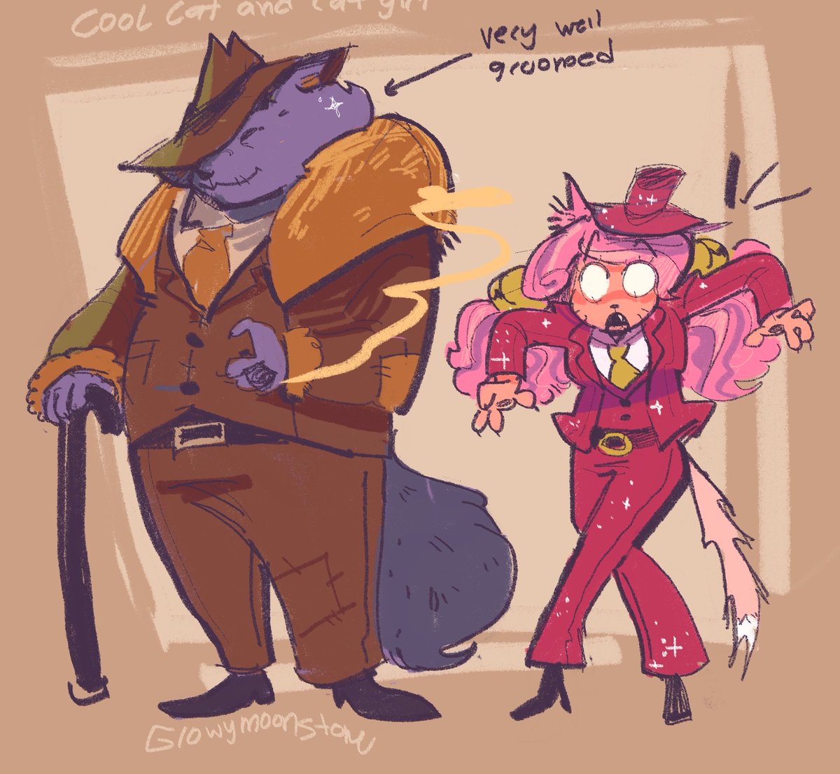 glowymoonstone's tweet photo. Dapper kitties #deltaruneㅤㅤㅤ https://t.co/9968HnkX8b