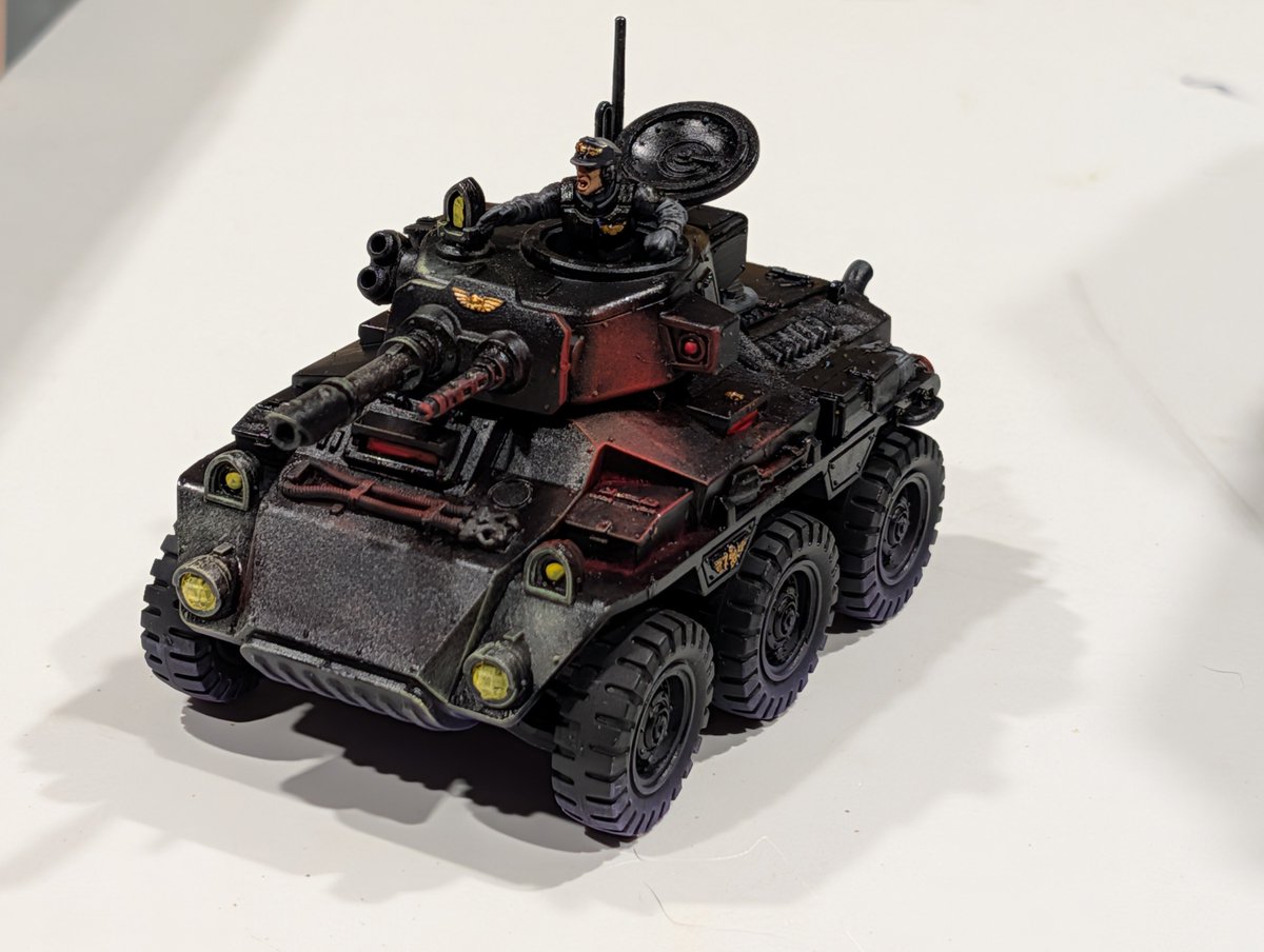 A40kR's tweet photo. Messing around with OSL #warhammer #warhammer40kㅤ #imperialguard #astramilitarum #hippogriff https://t.co/BuHqKOUHWP