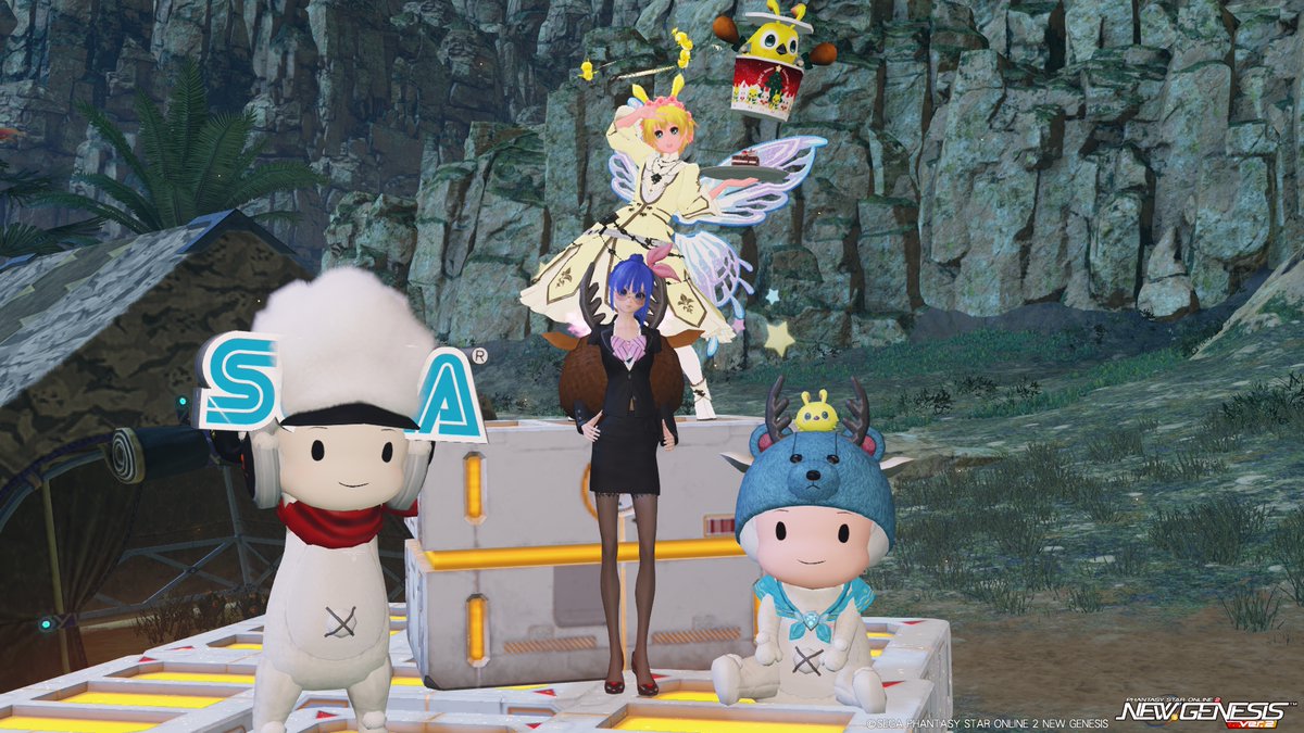 hosino_melissa's tweet photo. #星野メリッサの思い出のアルバム #PSO2NGS_SS #PSO2_SS
今回のPSO2は、星野ラピ子ちゃんで!w
ラピ子ちゃんのサルヴェナータの衣装のカラーチェンジは
かわいい黄色にしてみました!w
それから、エッジさん、いかりさん、葵さんといっしょに
雪山の嘘塔と緊急クエストをプレイしてきました!w
雪山の嘘塔もレヌスを含めて全部倒せました!w
クリア後に記念撮影も!w
SSの1枚目は、アイルさんのクリスぺの
ねたいりずむさん作のヴィネットで記念撮影してきました!w
いつもありがとうございます!w
アイルさんクリスぺは
ship 07 の 752428298117 です!
