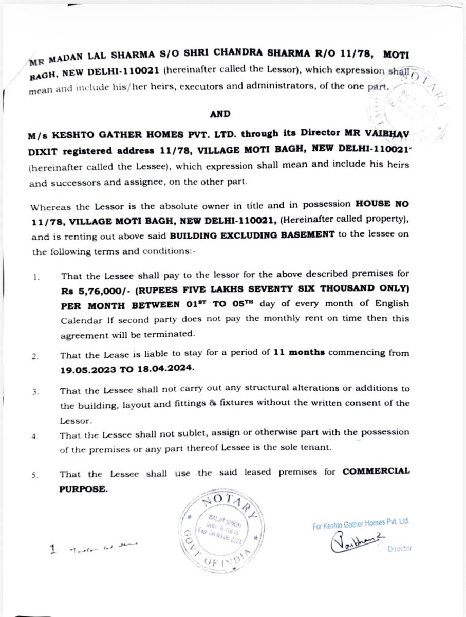 Saurabh_MLAgk's tweet photo. Father of BJP MLA Anil Sharma has given 600 sq yards property to Company of MLA Anil Sharma’s to run the PG.

BJP MLA has been completely exposed. 

Will MP @BansuriSwaraj comment ? https://t.co/v2GWdq8y7y