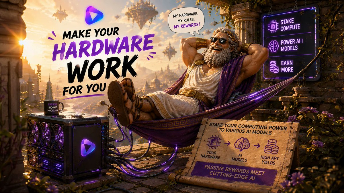 CoScriptionAI's tweet photo. ☀️ Make your hardware work for you.

⚡️ Stake your computing power to various AI models on CoScription and stack up additional points based on high APY yields.

🧠 Passive rewards meet cutting-edge artificial intelligence.

$COS https://t.co/z0LpkaTfba