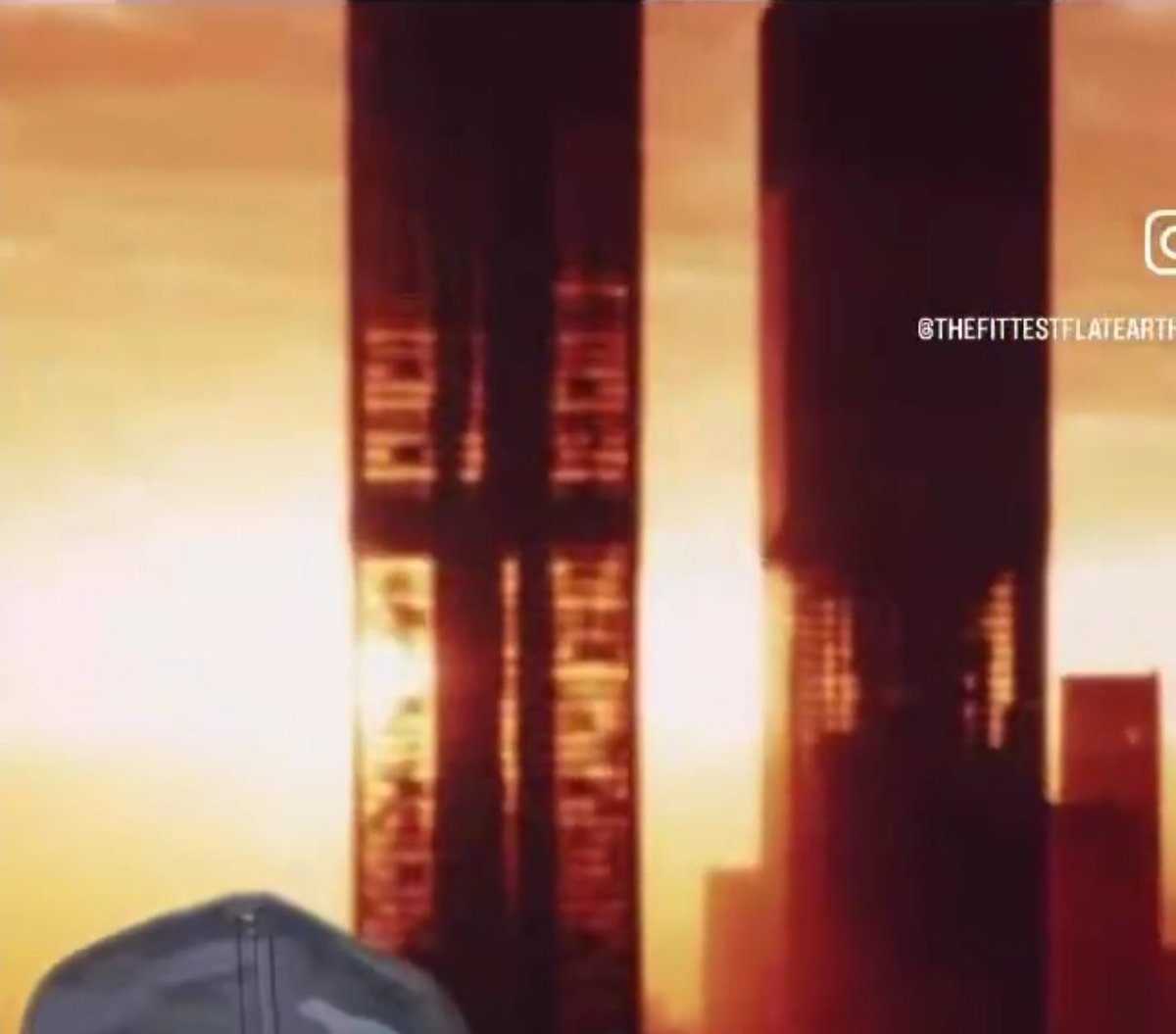 Tyson_X_'s tweet photo. @its_The_Dr How did the fire get below the built in fire break at the 50th floor? You can actually see it in this photo https://t.co/QY4mvSqOy9
