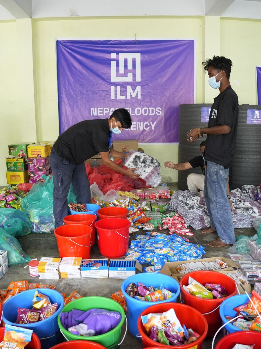 ilmukcharity's tweet photo. Our ILM team is on the ground in Nepal, delivering emergency aid directly to families affected by the devastating floods.

Please continue supporting our Nepal Emergency Appeal and help us reach more families in need. https://t.co/v6WiKADi5z