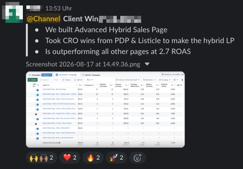 We have had a lot of success recently with hybrid product/sales pages. Basically when you merge a pre-sell with a PDP.…