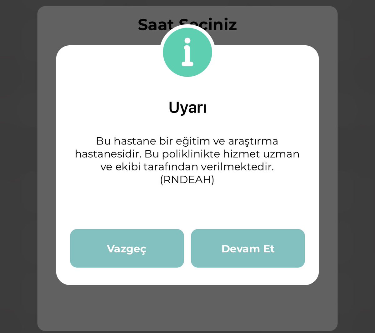 ipekksh's tweet photo. @Aydgn__ Randevu alırken bu görüntüyü görüyorsanız ve yine de randevu alıyorsanız sizin muayenenize asistan,öğrenci aklınıza gelebilecek tüm doktor adayları girebilir bunu kabullenin sonra mahremim var diye ağlamayın. İnsanları mesleğinden soğuttunuz artık yeter https://t.co/DVCyEnpsf6