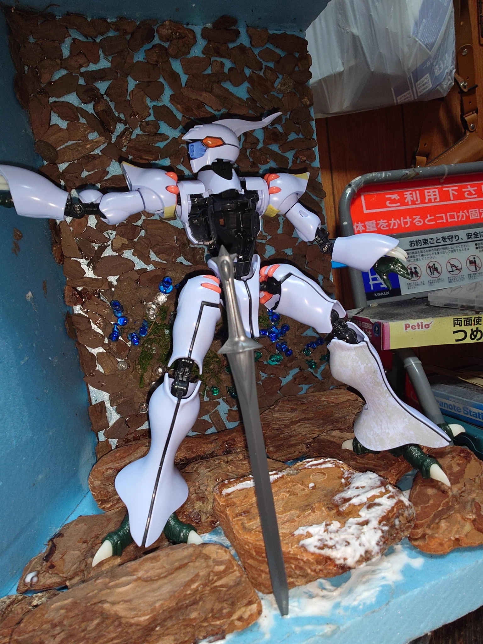 ダンバイン #プラモ 牛歩製作備忘録 MGダンバイン ぼや〜っとだけど