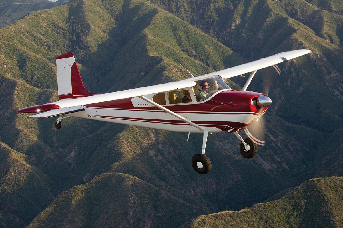 EAA's tweet photo. Taylor De Ley’s goal for his next airplane was straightforward: keep it simple, light, and practical.

This award-winning Cessna 180 checked every box, and Taylor loved every step of restoring this airplane! 

Read the full feature in the September/October 2026 issue of Vintage Airplane.

https://t.co/XEeYvFi1Xa

📸 Hannah Bachmann
📝 Budd Davisson

#Aviation #Avgeeks #Oshkosh #AviationFamily