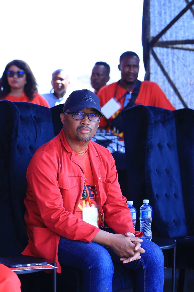 EFFSouthAfrica's tweet photo. Members of the Central Command Team, Commissar Dr Suzan Thembekwayo, Commissar Thaphelo Mogale and Commissar Benjamin Disoloane at the EFF Tshwane Manifesto Rally, which will be addressed by the incoming Mayor of Tshwane, Commissar Omphile Maotwe.

 #VoteEFF2016
 #VictoryOrDeath https://t.co/DEtaJ6shwm