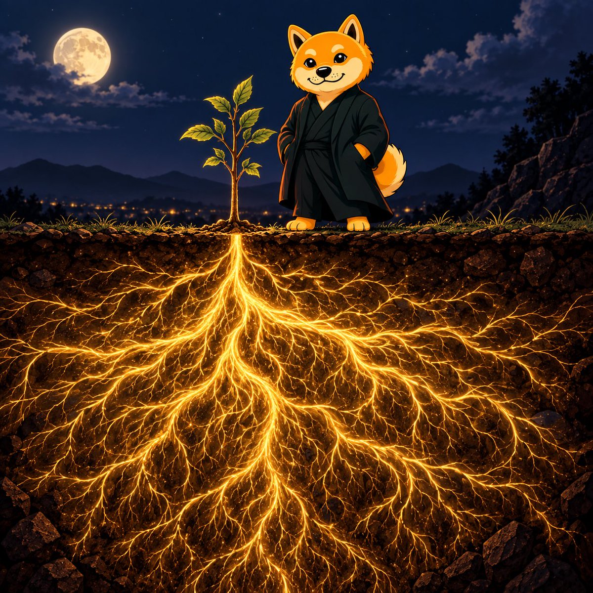 HachikoInuCTO's tweet photo. @klys7788 Deep roots, strong future. 🌱⛩️🐕💎 https://t.co/U1BV1AlkuN