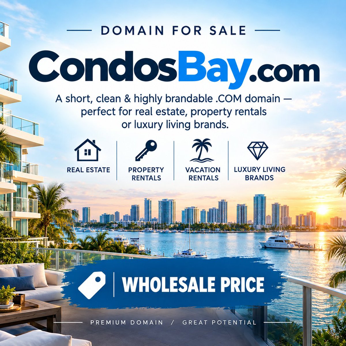 MRDrajon's tweet photo. https://t.co/QBcxlFTx3j — Domain for Sale

Short, clean .COM with a natural fit for real estate, condos and property rentals.

Wholesale Price

https://t.co/QBcxlFTx3j

#DomainForSale #RealEstate #Domains https://t.co/Rk6uEn84Z3