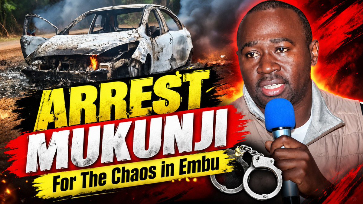 RutoNorthernKE's tweet photo. We strongly condemn the violence, destruction and lawlessness witnessed in Embu today. Political differences must never justify such acts. Those found culpable must face the full force of the law.
#ArrestMukunji https://t.co/4zRTfoyon9