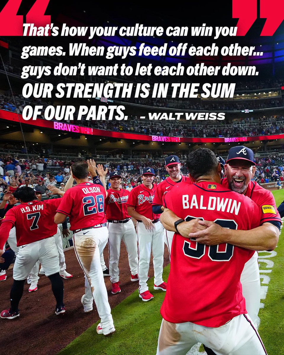 Braves's tweet photo. This team 💪 https://t.co/C8Cz4Z1KaK