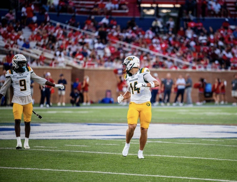 CoachSlaughter2's tweet photo. LFG Lions
It’s Game Day in Hammond America. Come support your Southeastern Lions Football Team today at 6pm. #LSUWRS You know the drill - Line It Up! #GoBeGreat https://t.co/HjnDmjHqSk