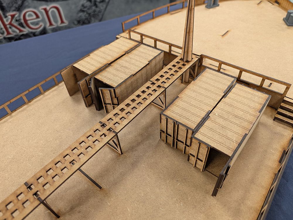 pendraken's tweet photo. Our 6.5ft 28mm scale Cargo Ship is now available!  Complete with internal furniture, doors containers, chains and more, head over and take a look at our largest ever release! https://t.co/jxDL2WOLz3 https://t.co/RJpxWYRhSS