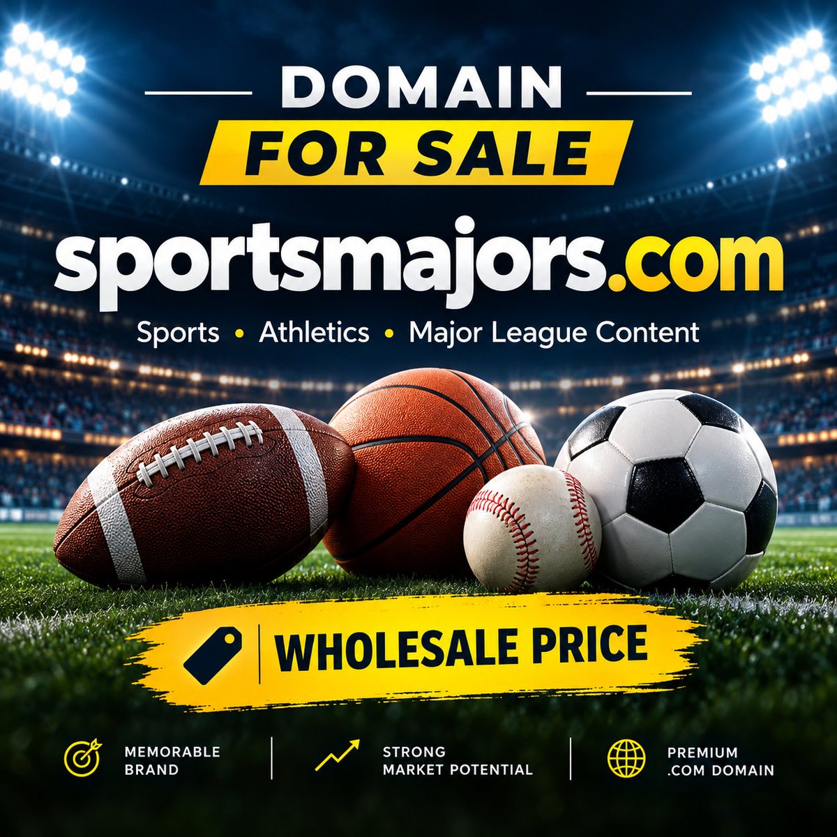 MRDrajon's tweet photo. 🏆 https://t.co/i8uOCOuLgp — Domain for Sale

Strong .COM for sports media, teams, leagues, or sports news.

Wholesale Price

https://t.co/i8uOCOuLgp

#Sports #DomainForSale https://t.co/xUPNaNu3iG