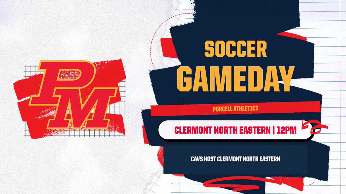 PMCavsBSOC's tweet photo. 🔴⚽️ GAMEDAY! The Cavs take on Clermont Northeastern at 12PM! Let's show up and show out with Cavalier pride! Go Cavaliers! #yeahred https://t.co/JrGD1k0ztJ