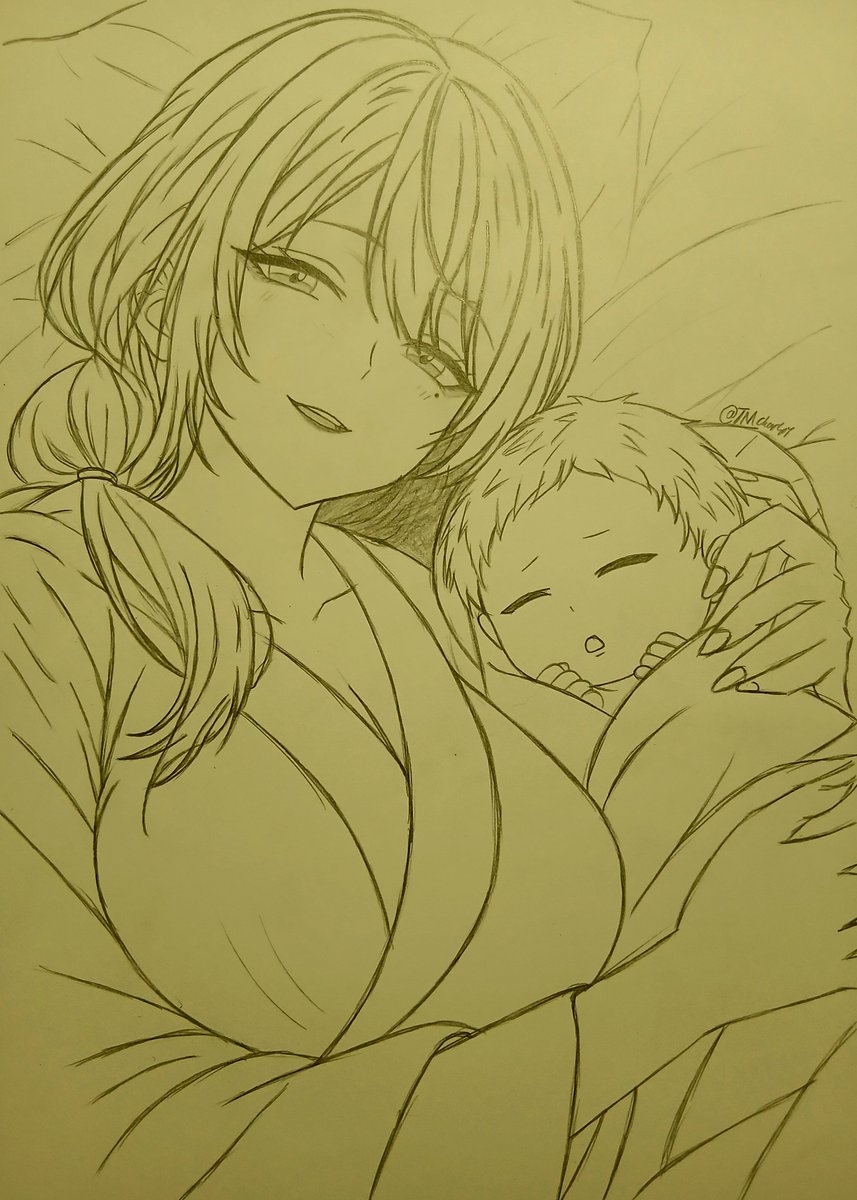 TerataiMerahART's tweet photo. Even though it's not Mother's or Father's Day, still love your mother and father for supporting you from baby to adult. Even though it's not Mother's or Father's Day, still love your mother and father for supporting you from baby to adult. 

#Fatherandmother #OC #Familly https://t.co/E0sJlJ5eWf