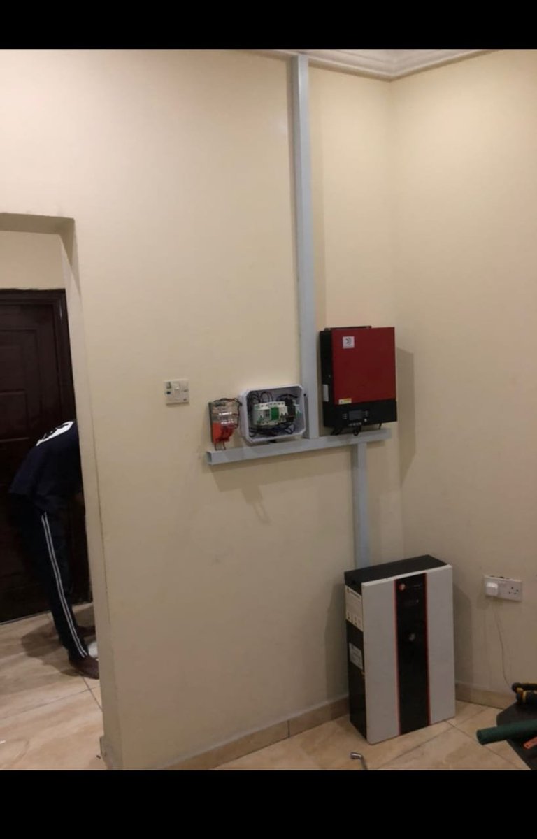 sniperlee46's tweet photo. Solar installation✅️
Say bye bye to untrusted PHCN in Nigeria.
Let me be your solar installation guy 😌 https://t.co/7hHpYPf9jP