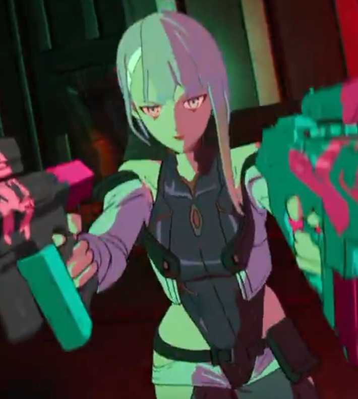 HYPEX's tweet photo. LUCYNA (Cyberpunk: Edgerunners) FORTNITE SKIN https://t.co/hay5yVitXB
