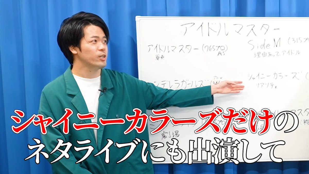 hinoya_yodo's tweet photo. なんとこのネタ、YouTubeで観れます

【コント】シャニマスに出てくるアニメ「ミラクル♡ミラージュ」の同人誌を作っているオタク【谷口つばさ】 https://t.co/3ihomq9xXe https://t.co/XLpEp1TeKq