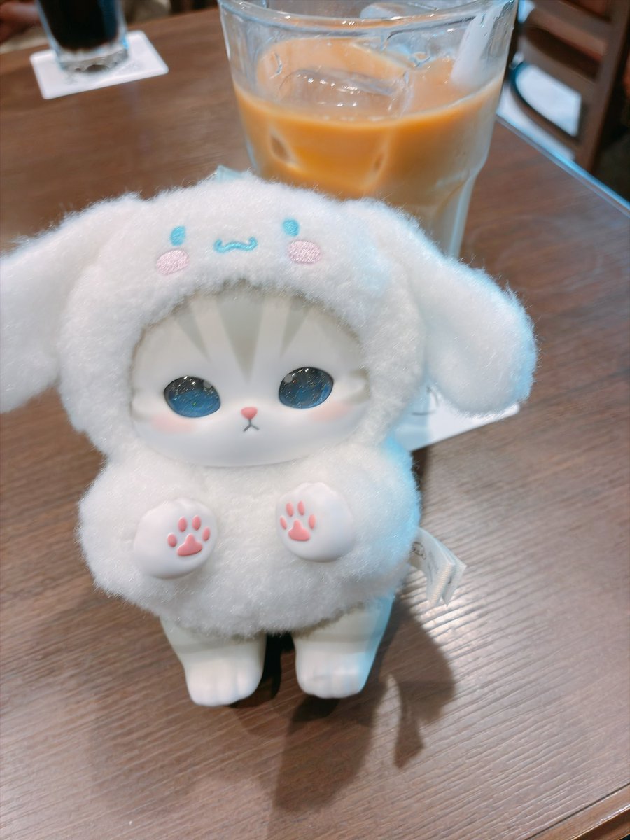 cat_doll1213's tweet photo. 家族がもふさんどとハチワレ買ってくれた🙌💕
大事にします☺️
3枚目はガチャ見つけて、タオルなら使うし良いよね…と自分を納得させながら家族と回しました😂 https://t.co/WlEY8su8iR