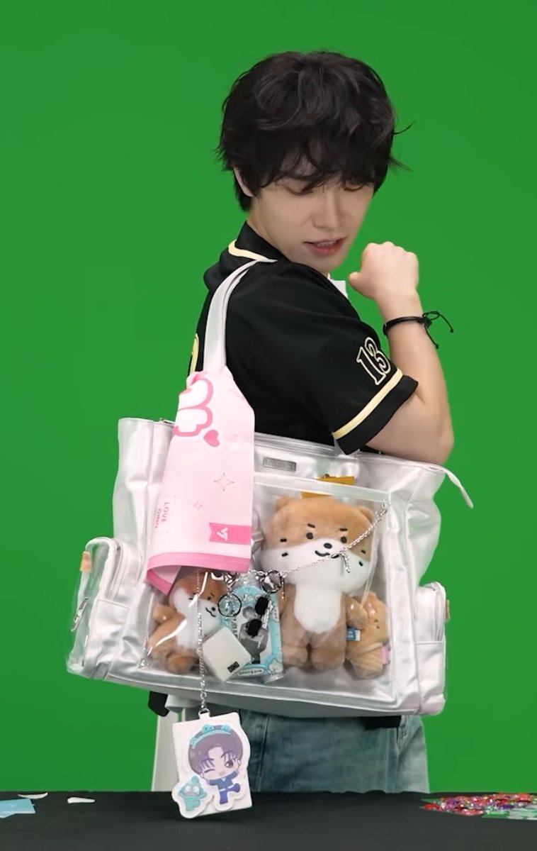 sounds_of_cheol's tweet photo. dino's carat bag 🩶 https://t.co/GlkmDRxcfi