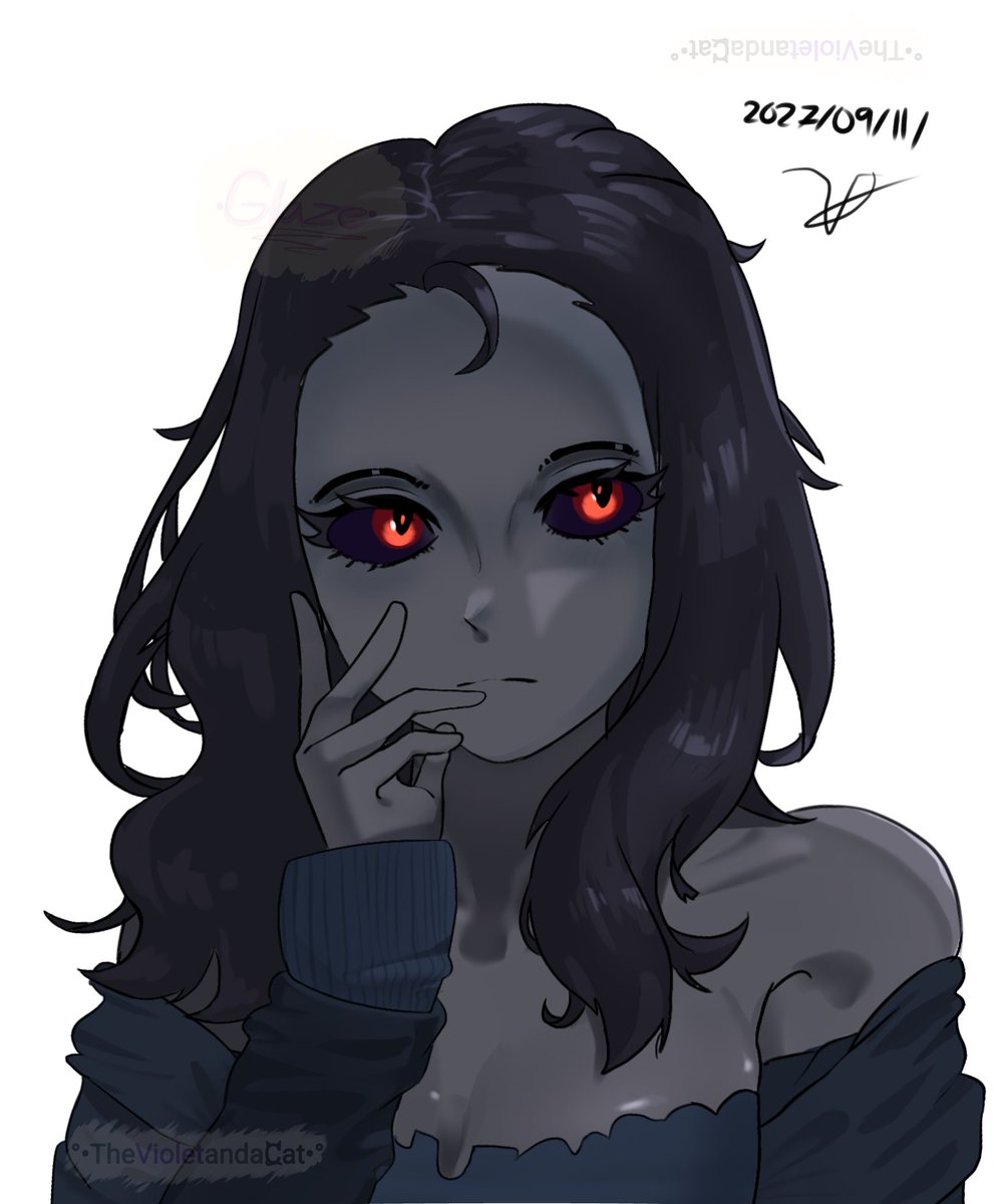 CPKN_Gr3y's tweet photo. I got my birthday gift from @TheVioletandCat thank you for drawing Itzal!
#OC #Art ㅤㅤ https://t.co/lmP6bvUP98