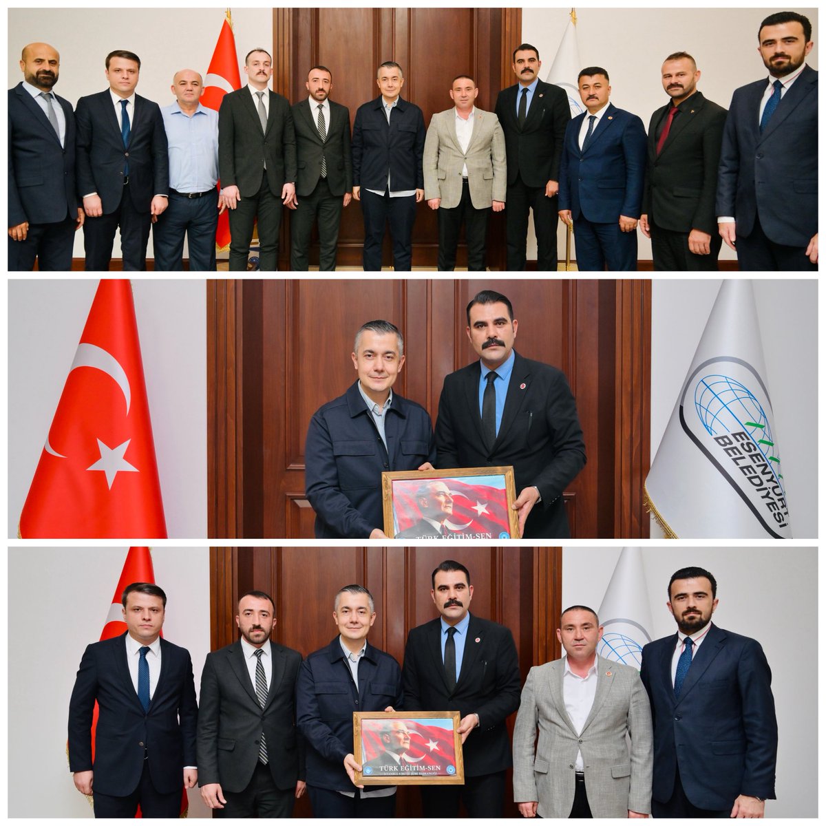 sehzde76's tweet photo. 𝙀𝙎𝙀𝙉𝙔𝙐𝙍𝙏 𝘽𝙀𝙇𝙀𝘿𝙄̇𝙔𝙀 𝘽𝘼𝙎̧𝙆𝘼𝙉 𝙑𝙀𝙆𝙄̇𝙇𝙄̇,𝙎𝘼𝙔𝙄𝙉 𝙑𝘼𝙇𝙄̇𝙈𝙄̇𝙕 𝘾𝘼𝙉 𝘼𝙆𝙎𝙊𝙔’𝙐 𝙕𝙄̇𝙔𝘼𝙍𝙀𝙏 𝙀𝙏𝙏𝙄̇𝙆.

MHP Esenyurt İlçe Başkanımız Sn.Alparslan ERDOĞAN ve İlçe Yönetim Kurulu Üyelerimiz,Ülkü Ocakları Esenyurt İlçe Başkanımız Sn.Emre AZAKLI ve İlçe Yönetim Kurulu Üyelerimiz,Türk Eğitim-Sen İstanbul 9 Nolu Şube Başkan Yardımcımız Sn.Serdar TEMEL,Türk Eğitim-Sen Esenyurt İlçe Başkanımız Sn.Gültekin ŞENOL,Türk Sağlık-Sen Esenyurt İlçe Başkanımız Sn.Hüseyin ŞİMŞEK ve TÜRKAV Bölge Temsilcisi Sn.Alper TUNCAY ile birlikte Esenyurt Belediye Başkan Vekilimiz,kıymetli Valimiz Sn.Can AKSOY’u makamında ziyaret ettik.

Sayın Valimize nazik kabulleri ve içten misafirperverliği için teşekkür ediyoruz.
@Can_Aksoy_ @mhpalparslan @Emreazakli34 @Savaserdann @srdrtml @hsynsimsek02